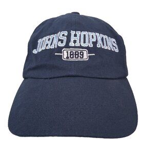 Johns Hopkins University Cap Hat Blue Canvas Academia College MV Sport School